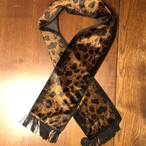 Animal print scarf